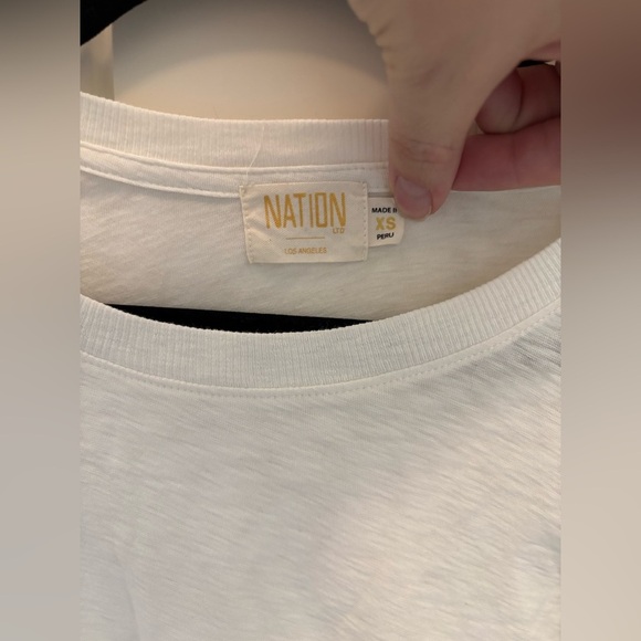 Nation LTD Penny Tee in Off-White Size XS - Picture 6 of 8